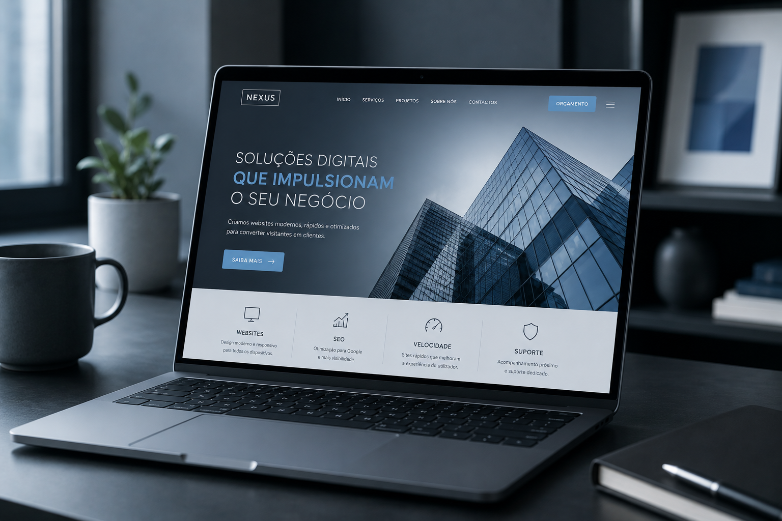 Migração de site com apoio profissional