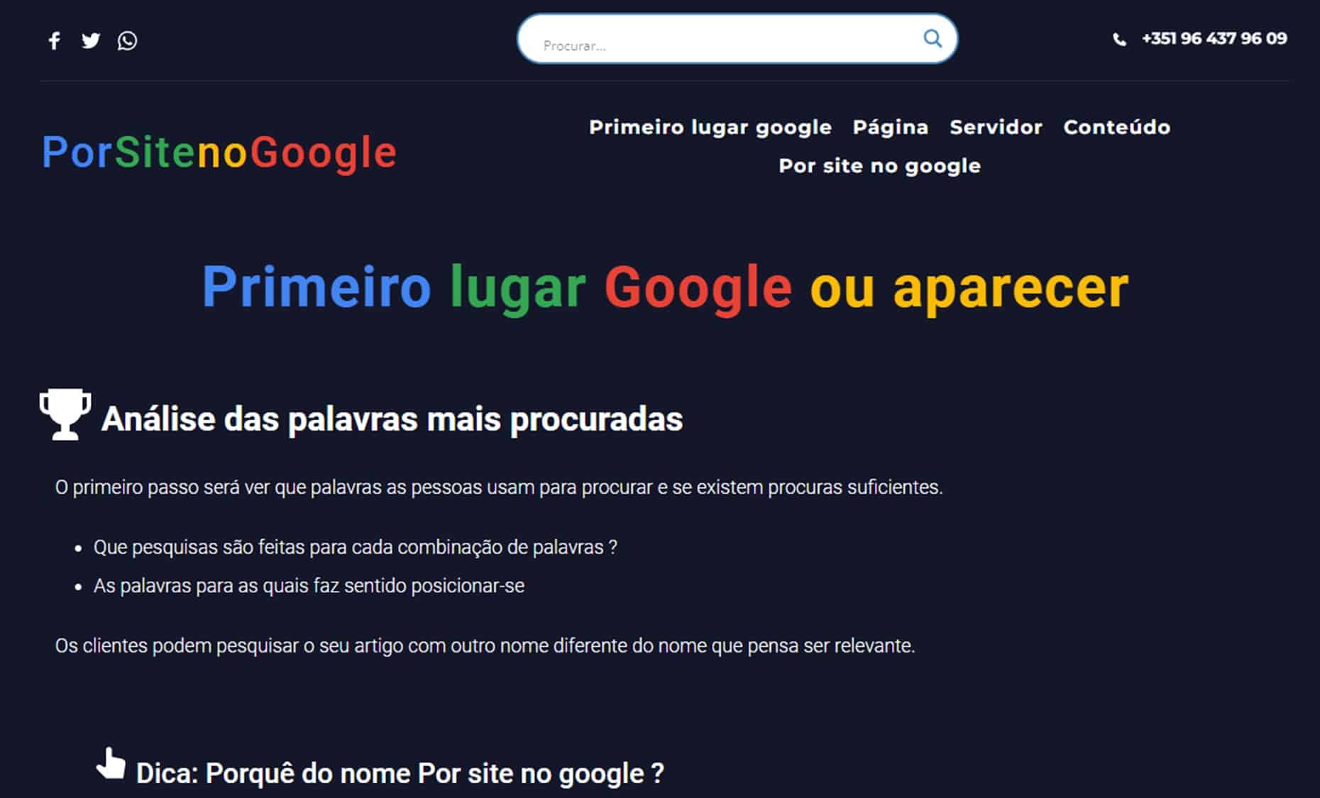 Porsitenogoogle.com